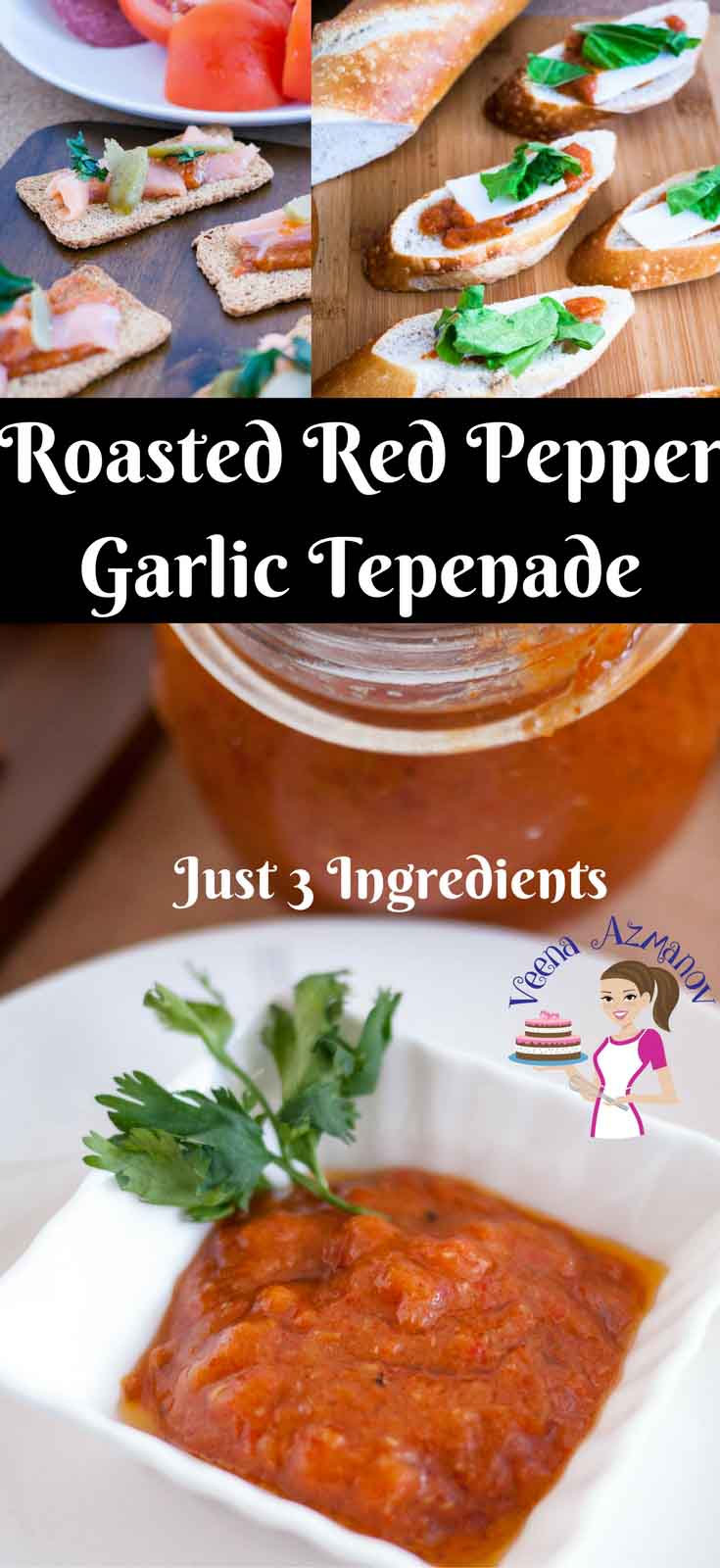 A tepenade is a must have on hand for easy sandwich spreads, tortilla wraps and appetizers. This roasted red pepper garlic tepenade is our family favorite, super easy, quick and simple to make. You will be totally addicted to it A tepenade is a must have on hand for easy sandwich spreads, tortilla wraps and appetizers. This roasted red pepper garlic tepenade is our family favorite, super easy, quick and simple to make. You will be totally addicted to it