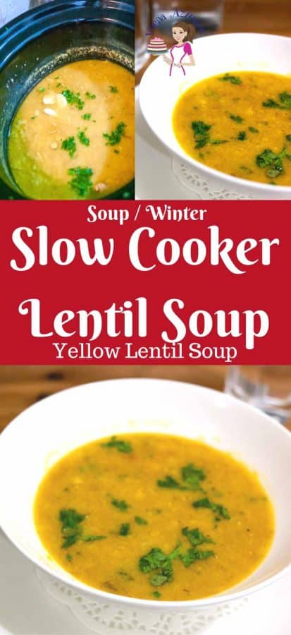 This slow cooker lentil soup is not just nutritious but hearty and flavorful. Serve it with crusty bread and a side salad for a simple week night dinner. The lentils are cooked until so soft you can barely see the grains. The fresh cilantro add so much more than just flavor.