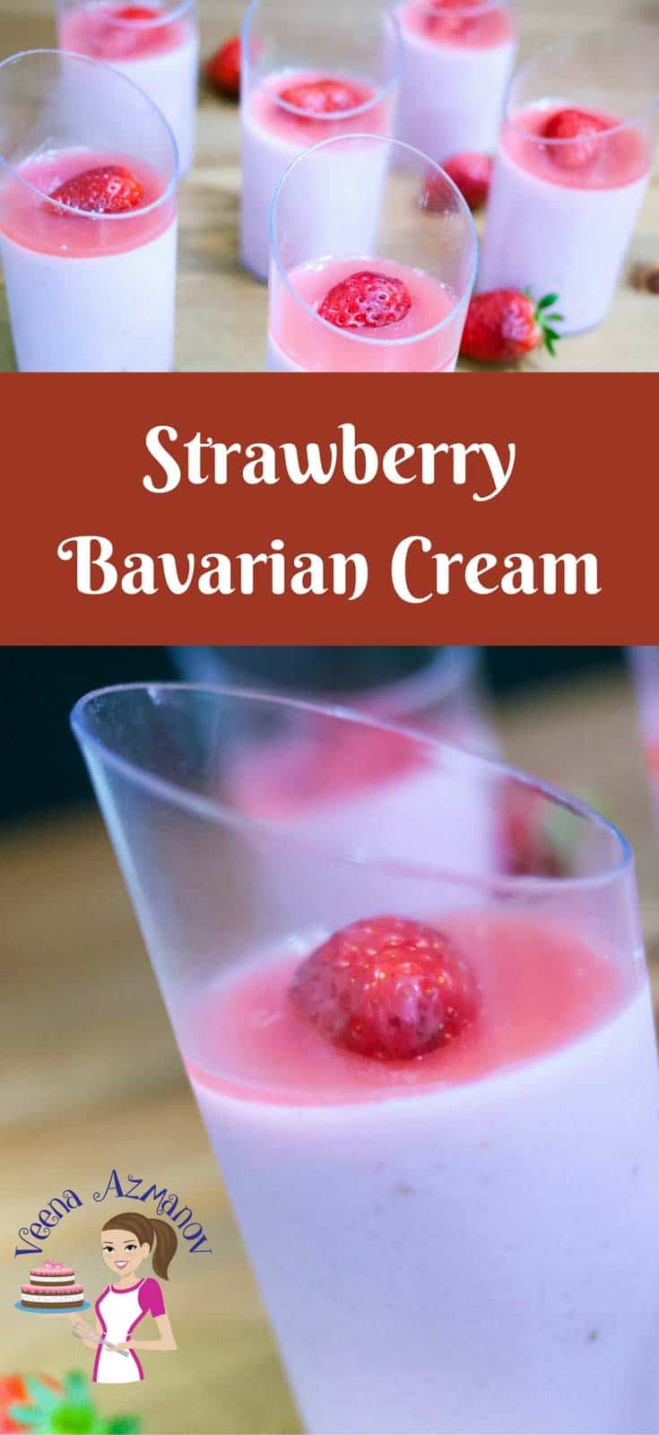 The Classic strawberry Bavarian cream often called Creme Bavaria is a pastry cream based dessert with the luxury of whipped cream and strawberry. Rich, delicious but super easy to create. A few extra steps in the making but a truly impressive desert if you want to impress friend and family. The Classic strawberry Bavarian cream often called Creme Bavaria is a pastry cream based dessert with the luxury of whipped cream and strawberry. Rich, delicious but super easy to create. A few extra steps in the making but a truly impressive desert if you want to impress friend and family.