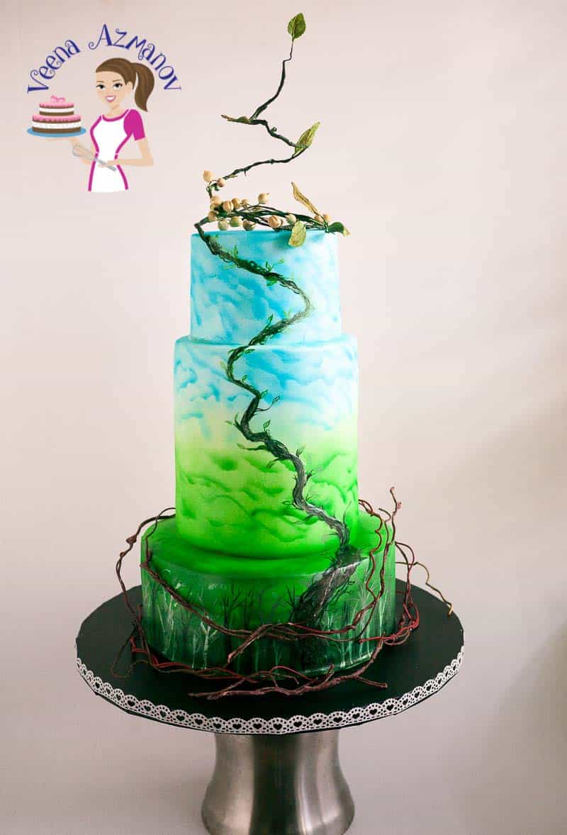 Jack and the Beanstalk Cake inspired Stylized Fairy Tale Collaboration