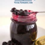 Pinterest image for fruit filling blueberries.