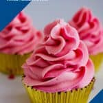 Pinterest image for champagne frosting
