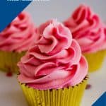 Pinterest image for champagne buttercream