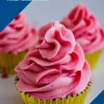 Pinterest image for champagne buttercream