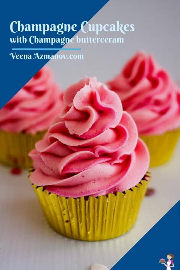 Pinterest image for cupcakes