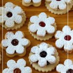 Pinterest image for Jam Linzer Cookies.