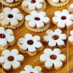 Pinterest image for Jam Linzer Cookies.