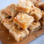 Pinterest image for apricot bars.
