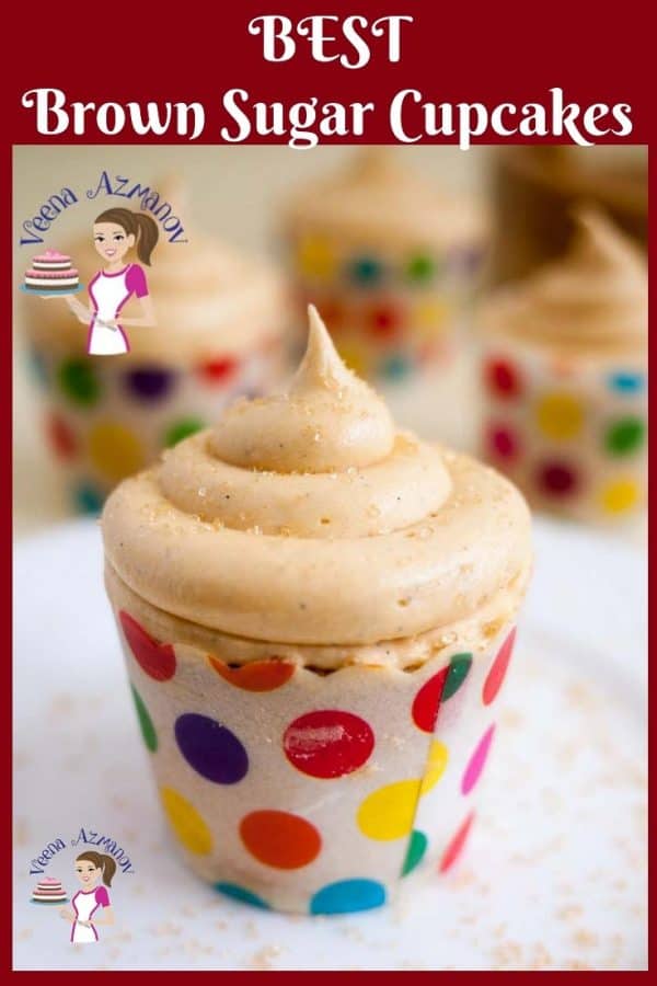 Make decadent Brown Sugar Cupcakes frosted with Brown Sugar Buttercream in less than 30 minutes.