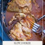 Pinterest image for chicken curry.