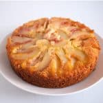 A peach cake.