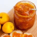 Pinterest image for jam with apricots.