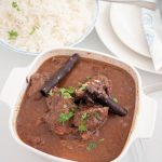 Pinterest image for Beef in Slow cooker with Red Wine.