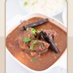 Pinterest image for Beef in Slow cooker with Red Wine.