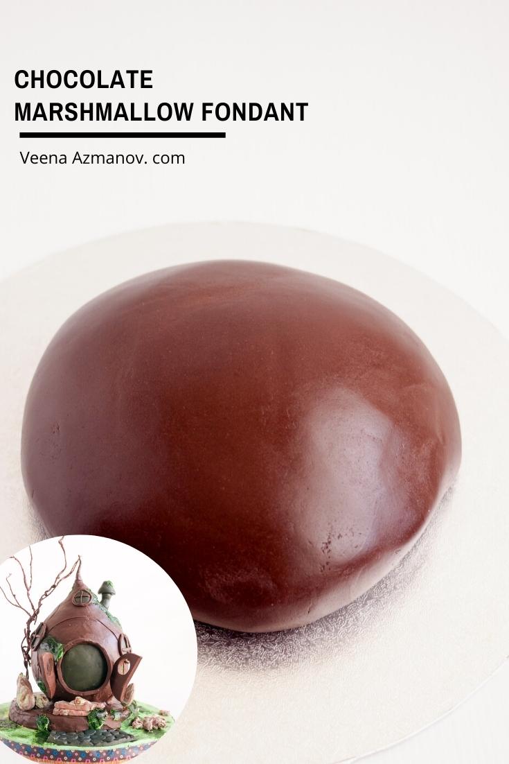 Homemade Chocolate Marshmallow Fondant Recipe - Veena Azmanov