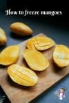 One of the best ways to eat fruits offseason is to preserve them for a long time meaning freeze them. You can freeze mango in slices or as mango pulp. You can also preserve mangoes by making mango fillings, chutney and pickles. This is a simple easy and effortless way to freeze mangoes but this technique can be used with almost any seasonal fruits