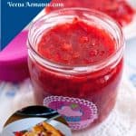 Pinterest image for strawberry fruit filling