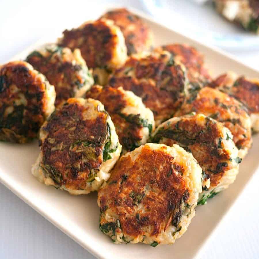 Spinach And Potato Patties  Cake  Fritters  30 mins  - 29