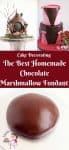 This homemade chocolate marshmallow fondant is a delicious sugar paste recipe with the taste of marshmallow and chocolate. Made with real chocolate and cocoa powder for that rich chocolate taste. Weather you cover a cake, cookies or cupcakes this fondant is fun easy and quick to prepare.