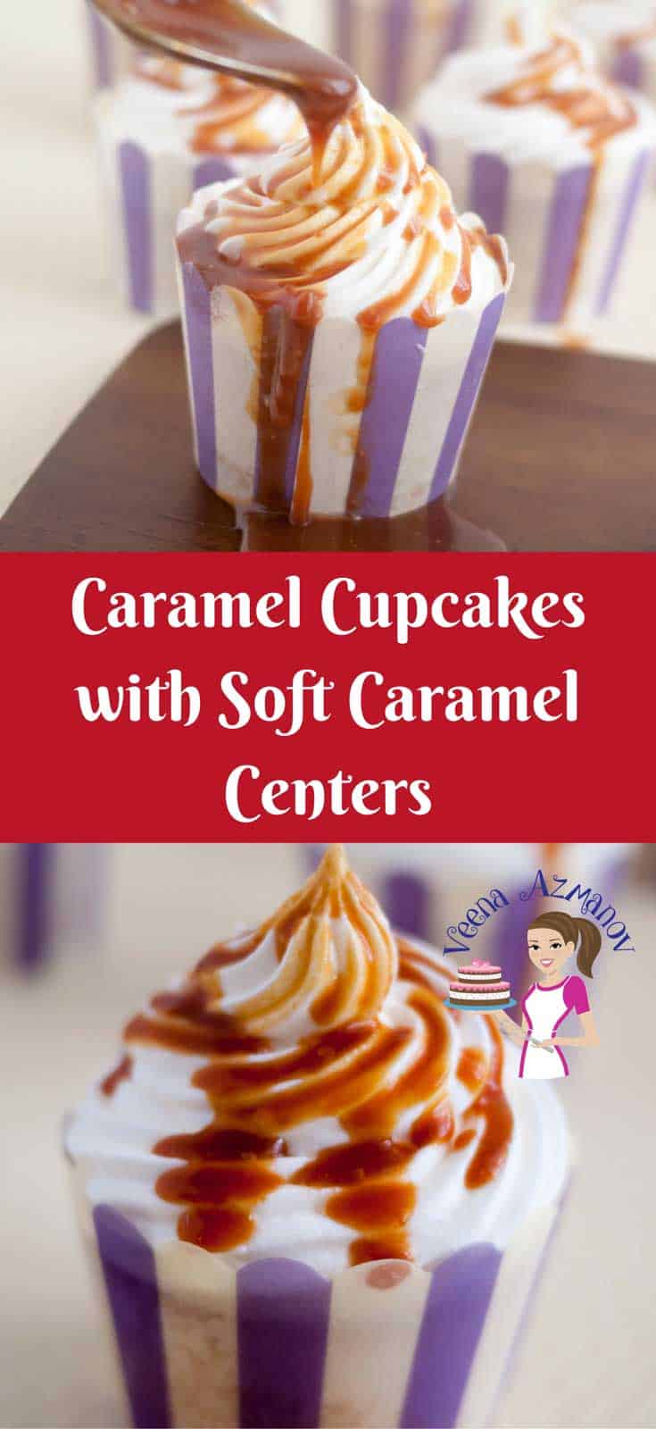 These Caramel Cupcakes are the most decadent you can get. A light and fluffy vanilla cake filled with soft caramel, swirled with a Swiss Meringue Buttercream then drizzled with more caramel for that added luxury. #cupcakes #Caramel #filling #softcenter #SwissMeringue #SMBC #drizzle These Caramel Cupcakes are the most decadent you can get. A light and fluffy vanilla cake filled with soft caramel, swirled with a Swiss Meringue Buttercream then drizzled with more caramel for that added luxury. #cupcakes #Caramel #filling #softcenter #SwissMeringue #SMBC #drizzle