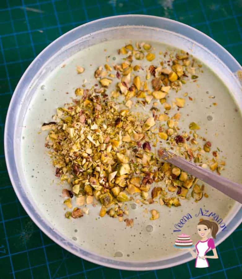 This deliciously creamy Japanese matcha green tea ice cream has a melt in the mouth texture. Unlike traditional match ice cream this is rich, creamy and flavored with pistachio nuts for that added crunch This deliciously creamy Japanese matcha green tea ice cream has a melt in the mouth texture. Unlike traditional match ice cream this is rich, creamy and flavored with pistachio nuts for that added crunch