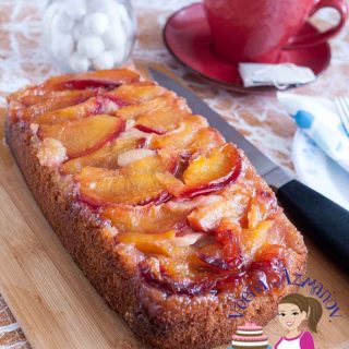 This plum coffee cake is a perfect tea time treat when you need something light, fruity and still elegant. The tart plums are softened and almost caramelized with brown sugar. The cake is a simple light soft crumb cake that compliments it perfectly.