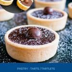 Pinterest image for tartlets.