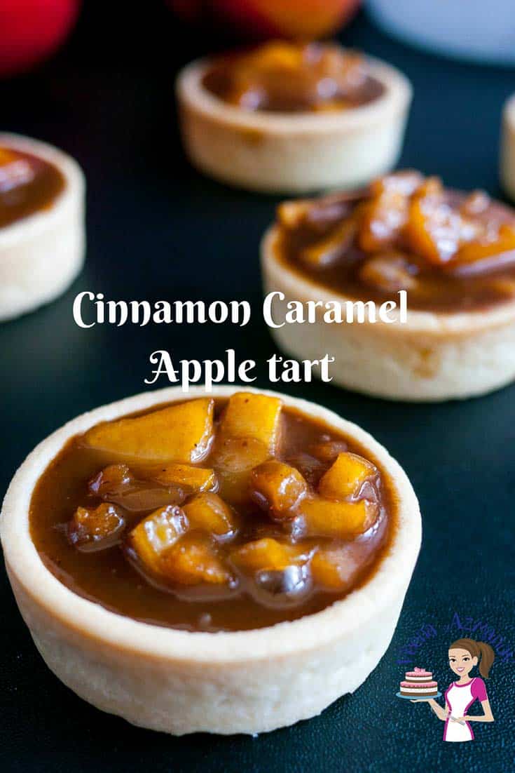 Rich, creamy, fruity and caramelized these exotic cinnamon caramel apple tarts are an absolute treat. Rich, creamy, fruity and caramelized these exotic cinnamon caramel apple tarts are an absolute treat. Filled in crisp short crust pastry baked to perfection. These are perfect fir fall or any time of the year mini desserts and make entertaining a breeze.