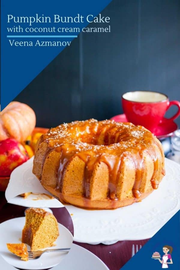 How to make a bundt cake with pumpkin, coconut, and caramel