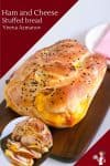 How to stuff bread with ham and cheese for brunch