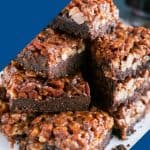 Pinterest image for pecan squares