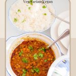 Pinterest image for Mixed Beans Sprouts Curry.