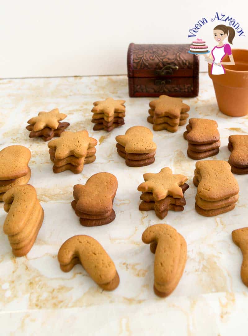 Use this no-spread gingerbread dough to decorate sugar cookies this Christmas