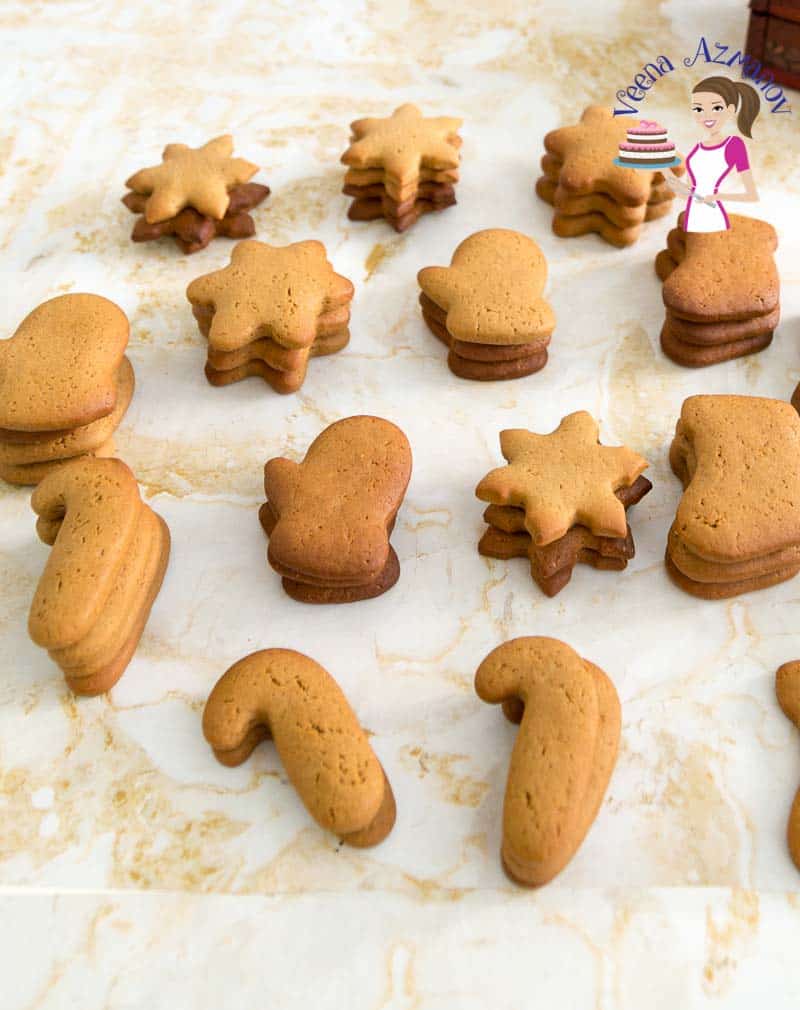 Use this no-spread gingerbread dough to decorate sugar cookies this Christmas