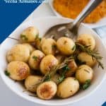 Pinterest image for roast potatoes