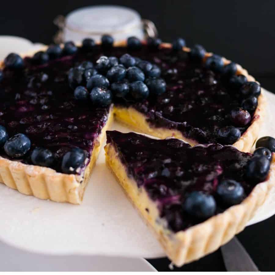 Blueberry Tart with Pastry Cream And Blueberry Filling Veena blueberry-tart-with-pastry-cream-and-blueberry-filling-veena
