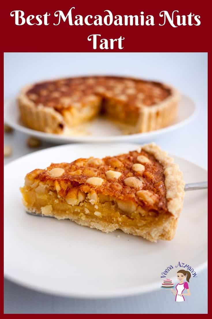 Shortcrust Tart, Macadamia Nuts, Pie filling, Nuts tart