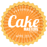A banner for Cake Masters magazine.