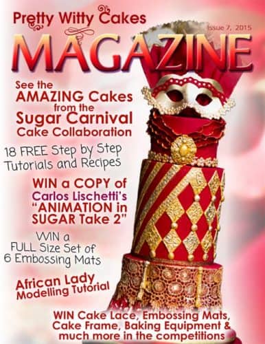 A cover of a cake decorating magazine.
