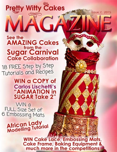 A cover of a cake decorating magazine.
