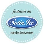 A banner for Satin Ice website.