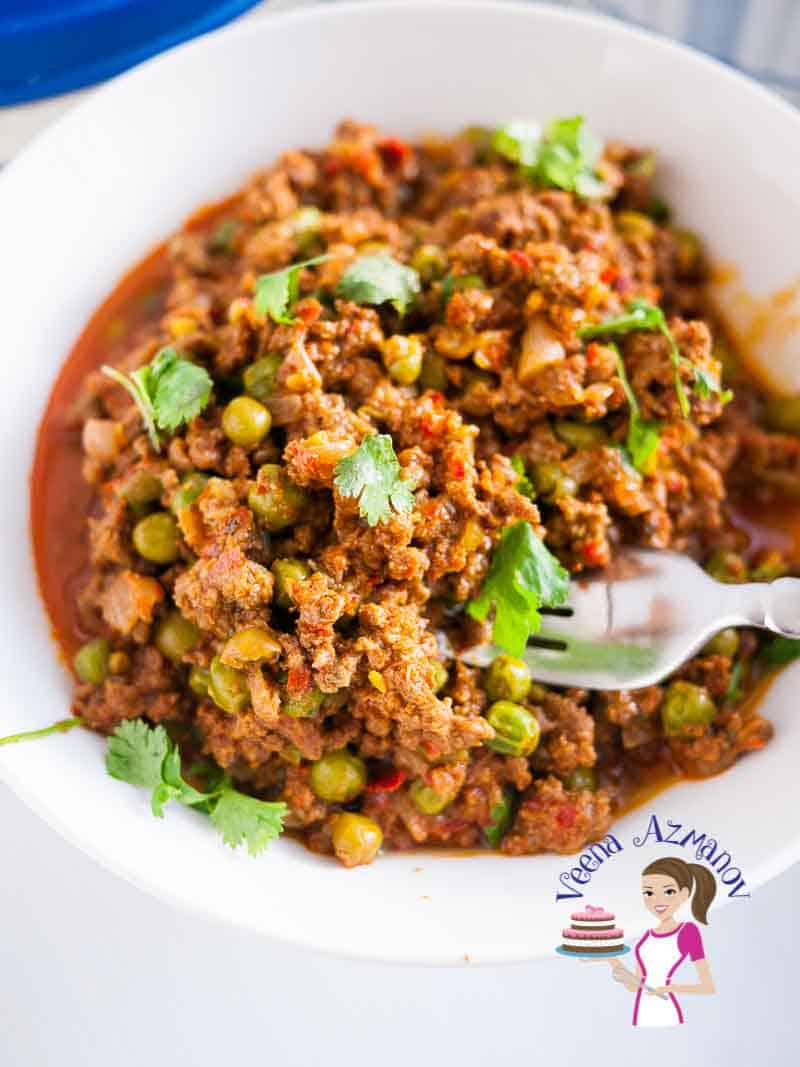 Beef Mince Curry With Peas Aka Kheema Mattar Masala Veena Azmanov
