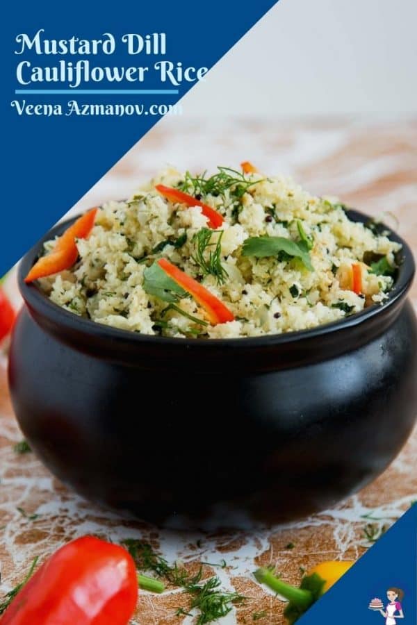 Mustard Dill Cauliflower Rice Pilaf - 65