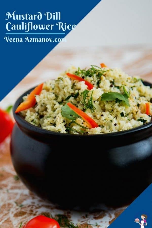 Mustard Dill Cauliflower Rice Pilaf - 56