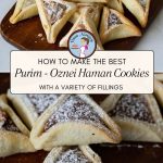 Pinterest image for Jewish Cookies Hamantaschen Purim Oznei Haman.