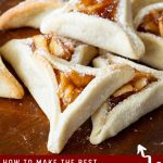 Pinterest image for Jewish Cookies Hamantaschen Purim Oznei Haman.