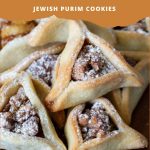 Pinterest image for Jewish Cookies Hamantaschen Purim Oznei Haman.