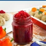 Pinterest image for horseradish.