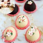 Marzipan Ester eggs on a table.