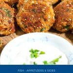 Pinterest image for making the tuna patties.